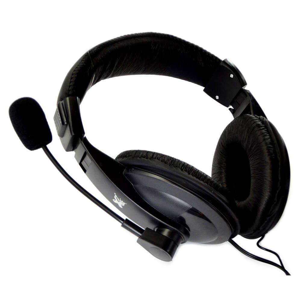 Fone de Ouvido Headset Profissional Preto 6011444 Maxprint