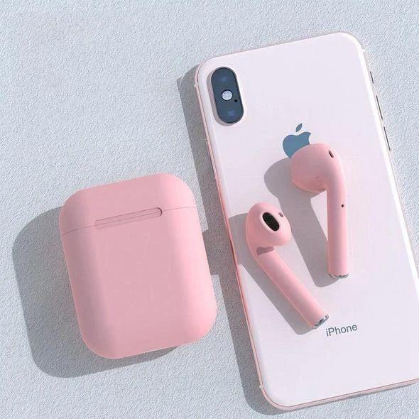Fone de Ouvido I12 Bluetooth Rosa - TWS - Fone de Ouvido Bluetooth -  Magazine Luiza