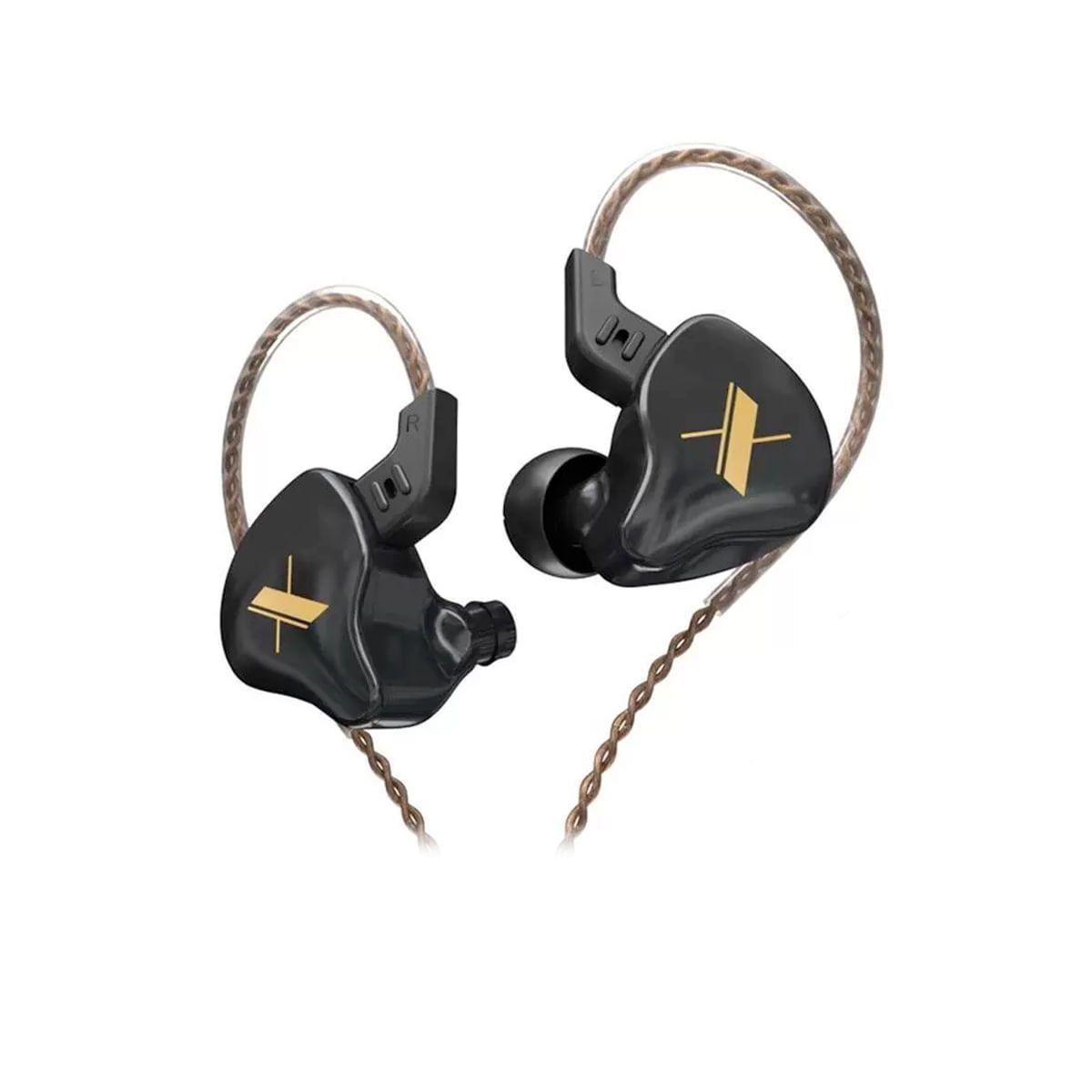 FONE DE OUVIDO IN-EAR KZ EDX SEM MICROFONE BLACK (Preto) - Fone de Ouvido  com Fio - Magazine Luiza