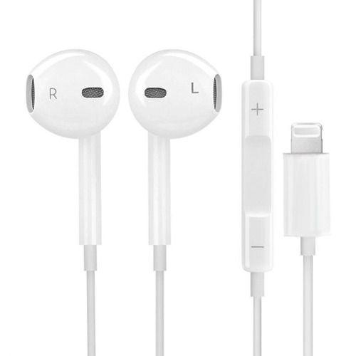 Fone De Ouvido Lightning com Fio para iPhone 7, iPhone 8