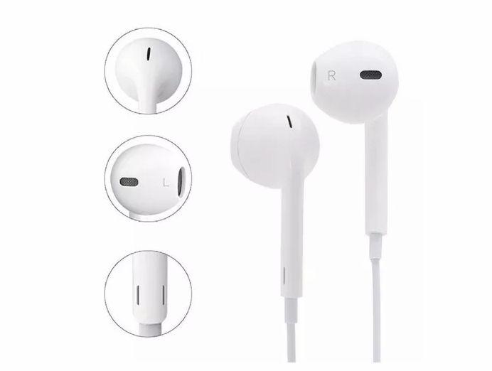 Fone de Ouvido para iPhone 6 6S 7 8 e X Branco Mega