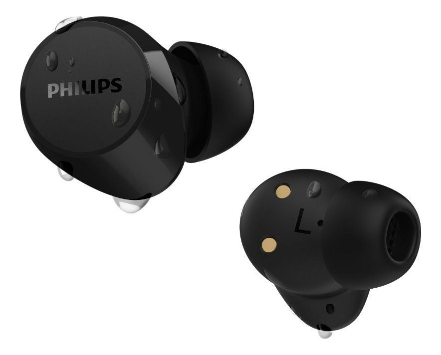 Fone Philips TAT1209 — case de carregamento USB-C compacto