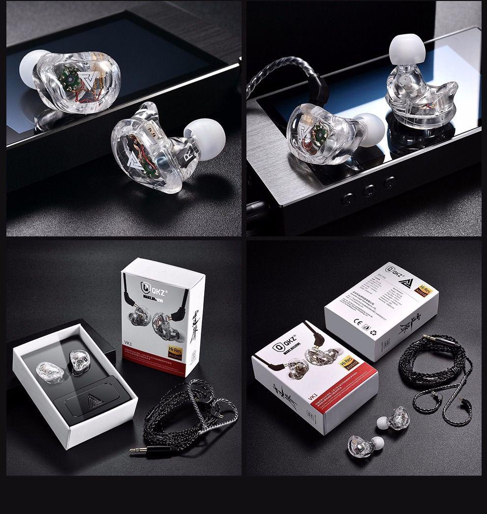 Fone De Ouvido Qkz VK1 Gamer Dj In Ear C/case Pronta Entrega - Fone de  Ouvido Gamer - Magazine Luiza