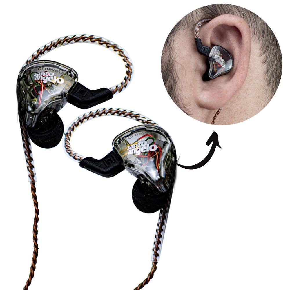 Fone de Ouvido Santo Angelo Devon 10 In Ear Híbrido