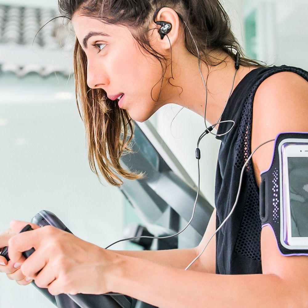 Fone de ouvido Runner Dual Bass Preto Sólido para sport resistente ao suor  - Easy Mobile - Fone de Ouvido Esportivo - Magazine Luiza
