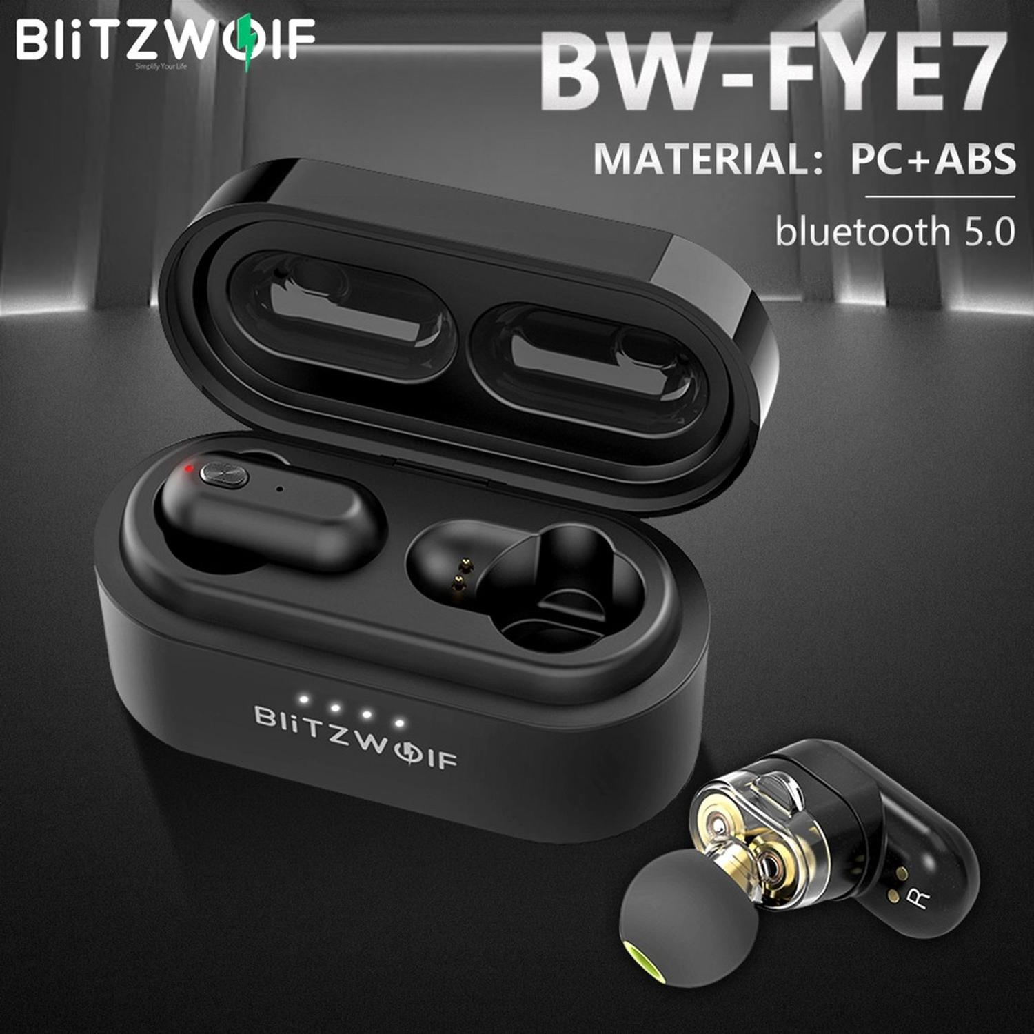 Fone de ouvido sem fio Blitzwolf Bw-fye7 Tws Bluetooth 5.0 Dual Dynamic  Drive Chamadas bilaterais - Fone de Ouvido Bluetooth - Magazine Luiza