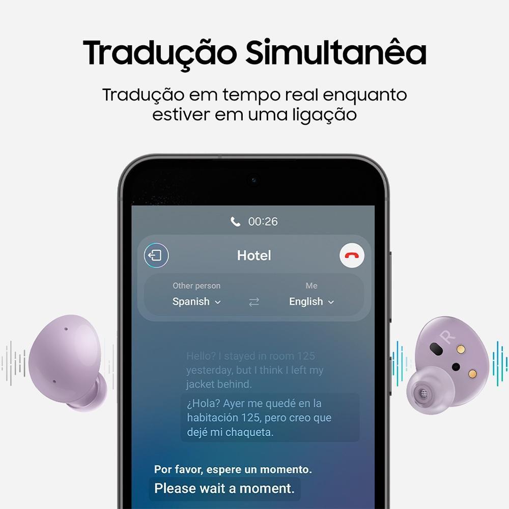 Fone de Ouvido Sem Fio Samsung Galaxy Buds 2 Pro Fone de Ouvido Sem Fio Samsung Galaxy Buds 2 Pro