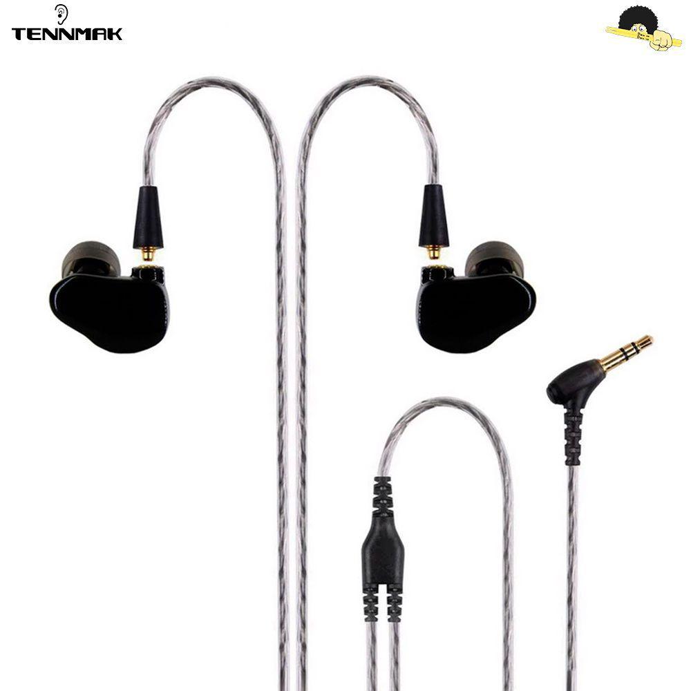 Fone de ouvido Tennmak PIANO 2 drives(1R e 1L) - Com clip e Adaptador P2 -  Fone de Ouvido com Fio - Magazine Luiza