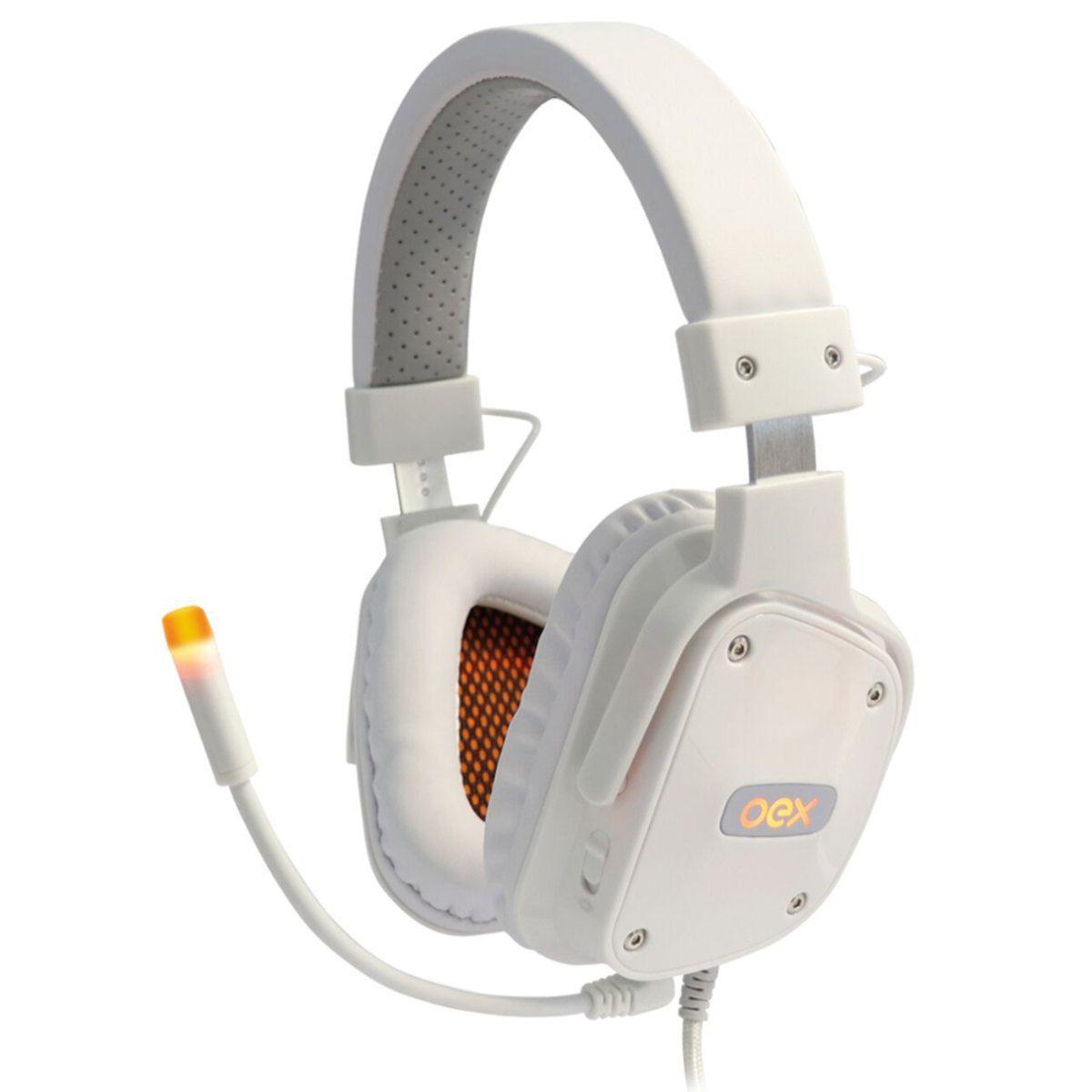 Fone Oex Gaming Shield Hs409 Branco Usb 7.1 Surround - Fone de Ouvido -  Magazine Luiza