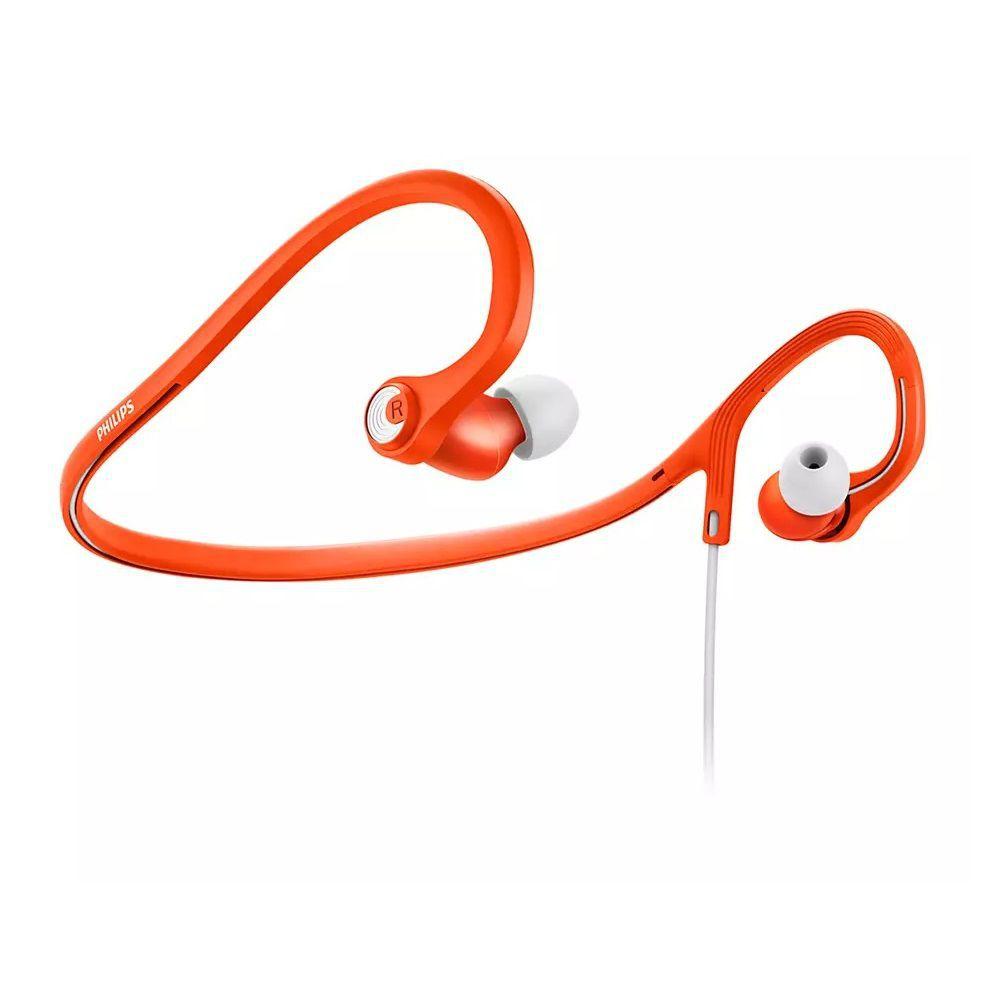 Fone Philips Shq4300 Esportivo ActionFit Laranja - Fone de Ouvido com Fio -  Magazine Luiza