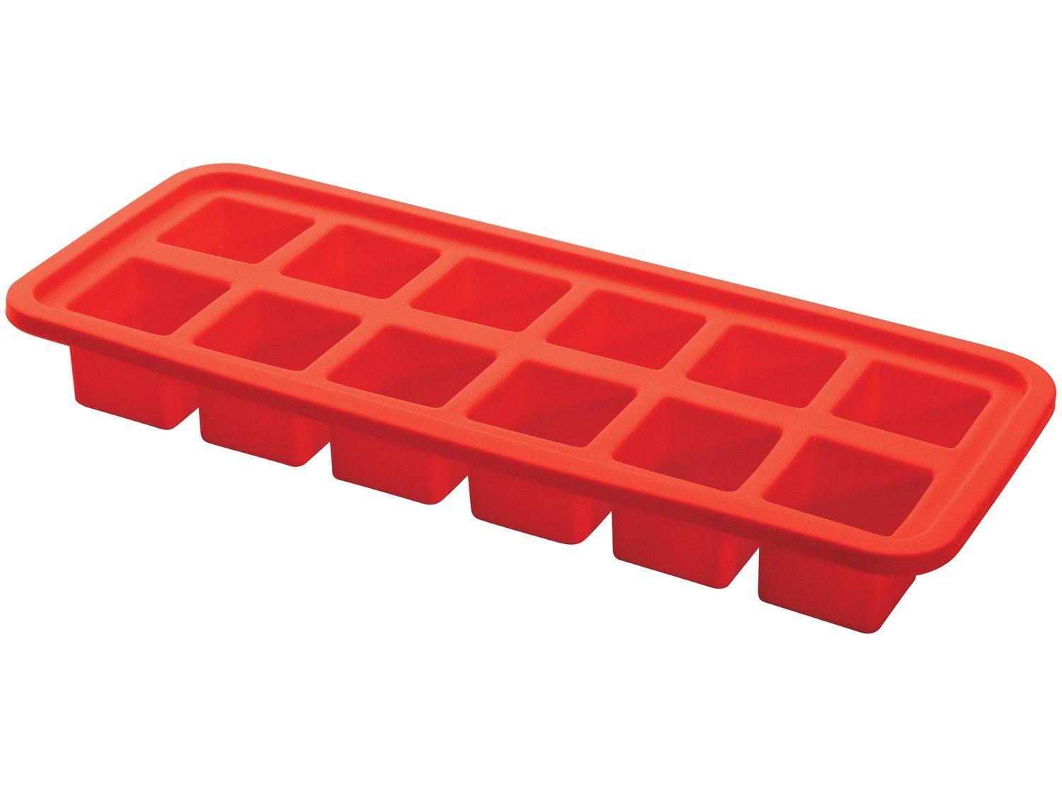 Forma de Gelo de Silicone Retangular 12 Cavidades