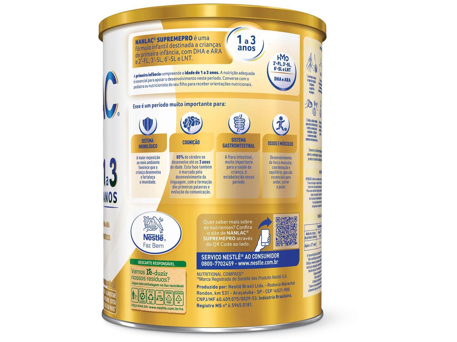 Fórmula Infantil Nanlac Supreme Pro 800g