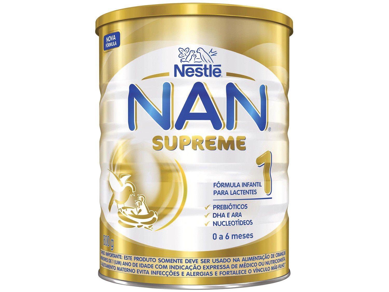 Fórmula Infantil Nestlé Supreme 1 NAN Integral - 800g