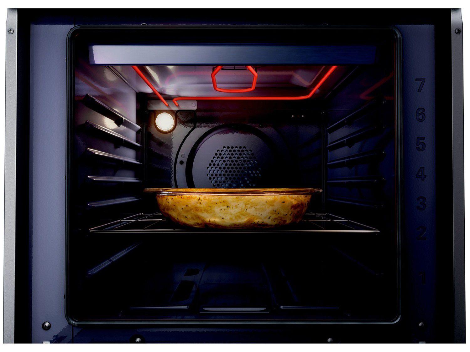 Forno a Gás de Embutir Brastemp de Convecção Grill