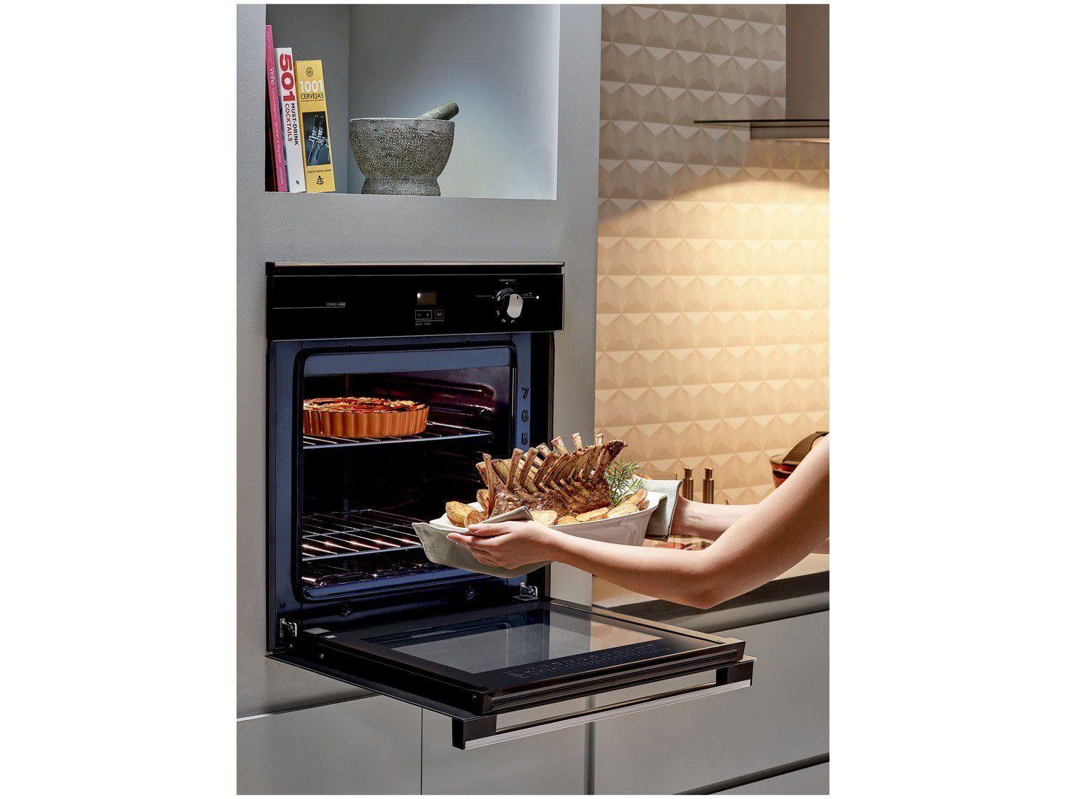 Forno a Gás de Embutir Brastemp Grill com Timer