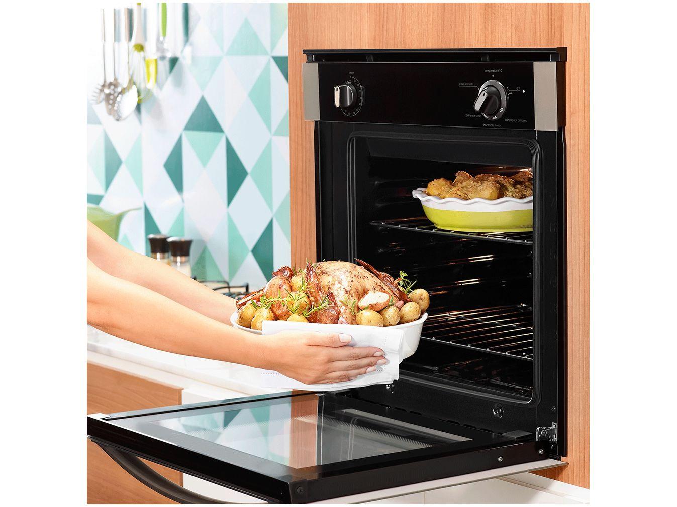 Forno a Gás de Embutir Consul Grill Autolimpante
