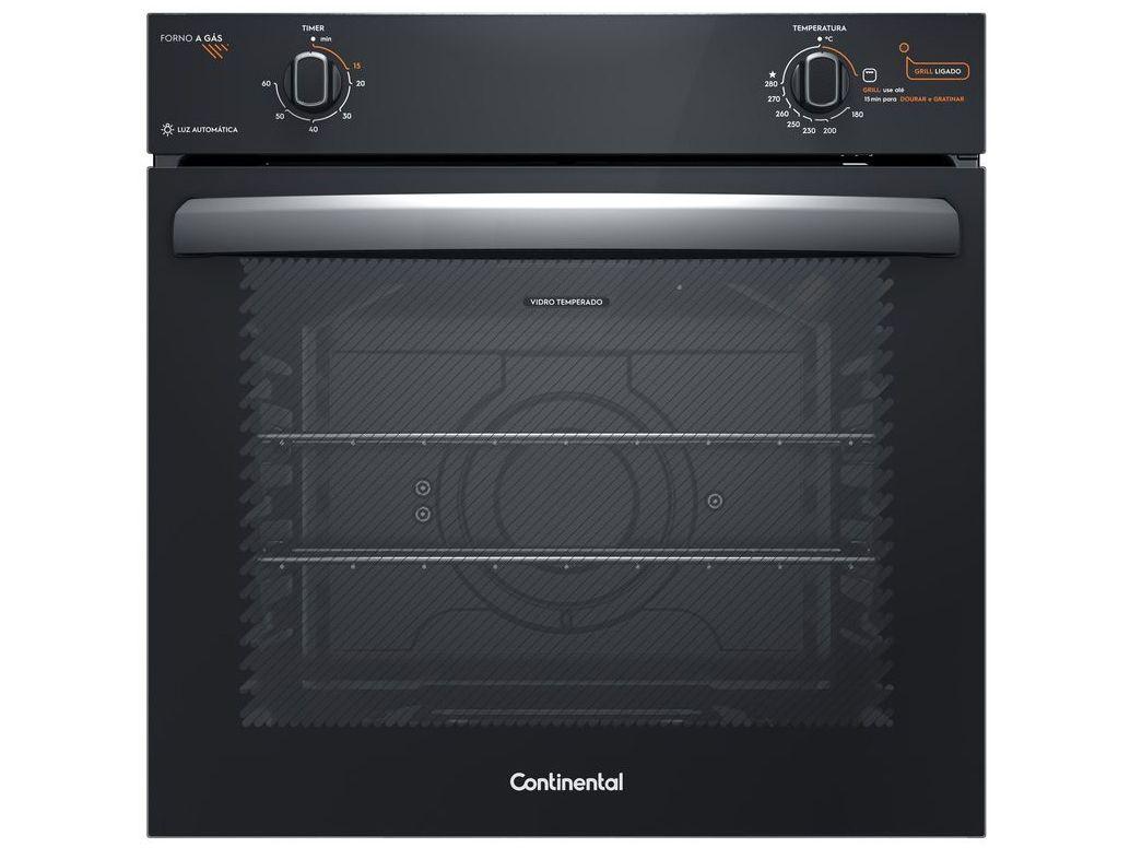Forno a Gás de Embutir Continental 80L