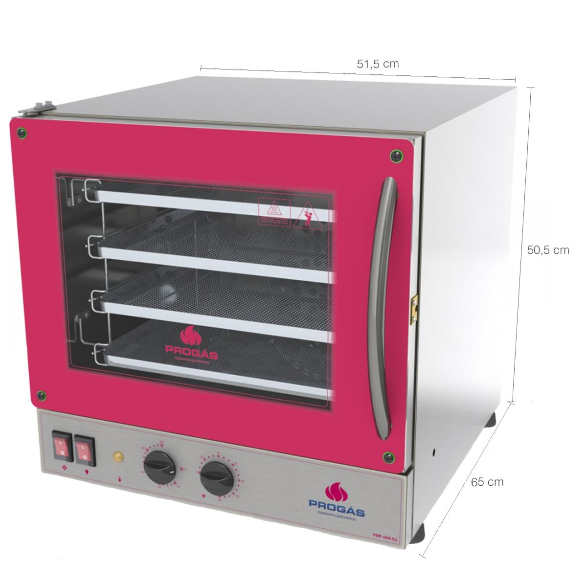 Forno De Inox Eletrico Industrial Progás Para Pizza 4 Assadeiras 220 ...