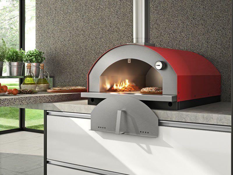 Forno de Pizza Metávila Gourmet 600IN à Lenha em Aço Carbono Forno