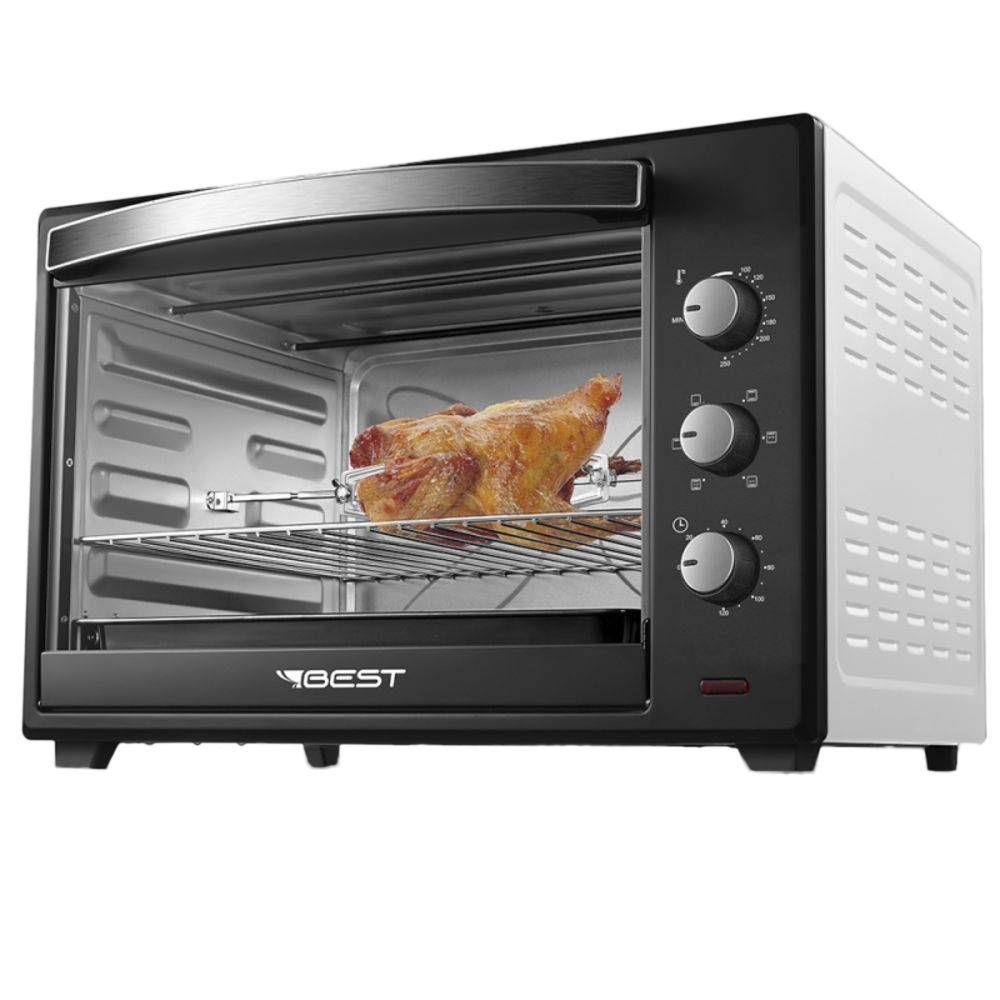 Forno Elétrico 60 Litros Best Plus Preto e Branco 110V - Forno Elétrico ...