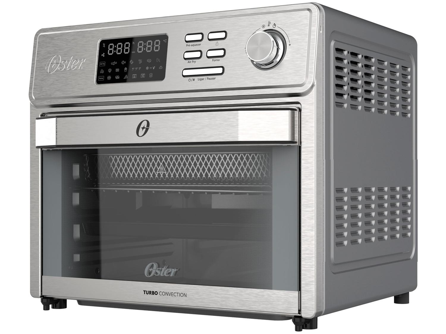 Forno Elétrico de Bancada Oster 25L Prata Turbo Convection
