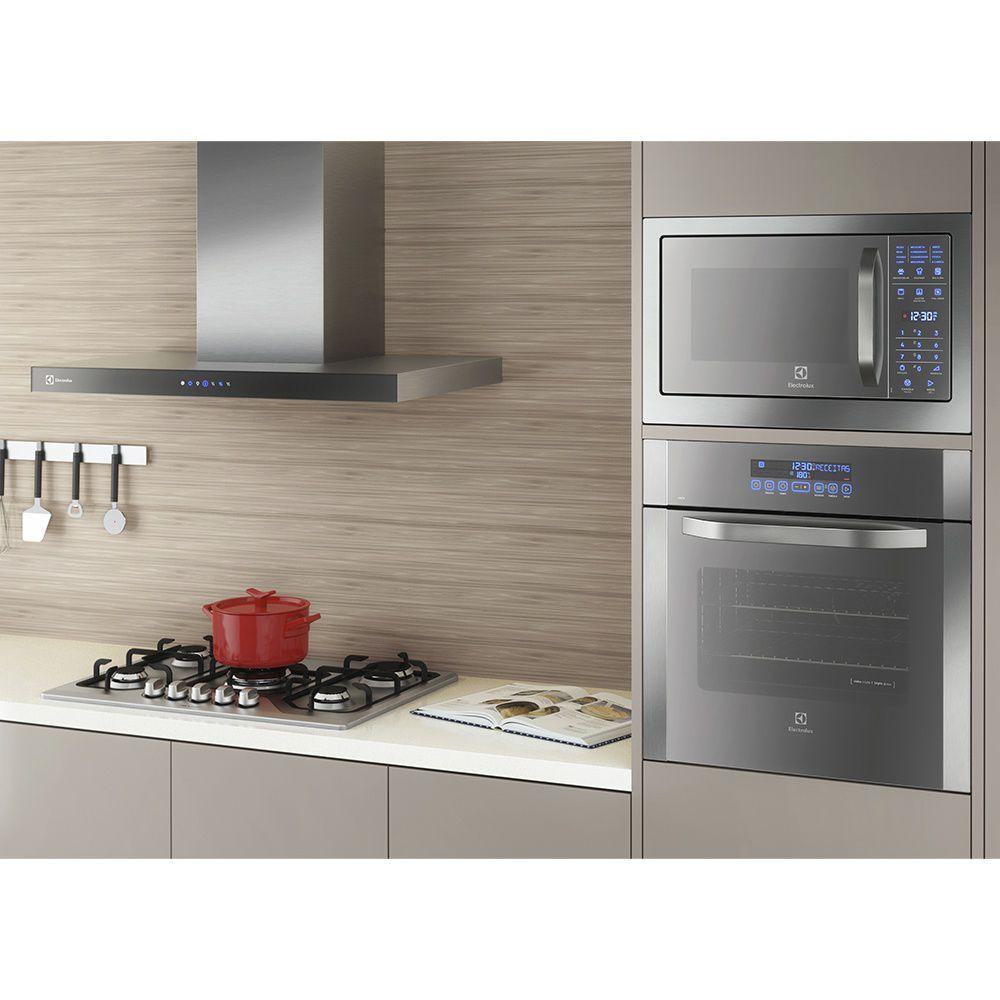 Forno Elétrico de Embutir 80L Inox Electrolux (OE8TX) Forno Elétrico Magazine Luiza