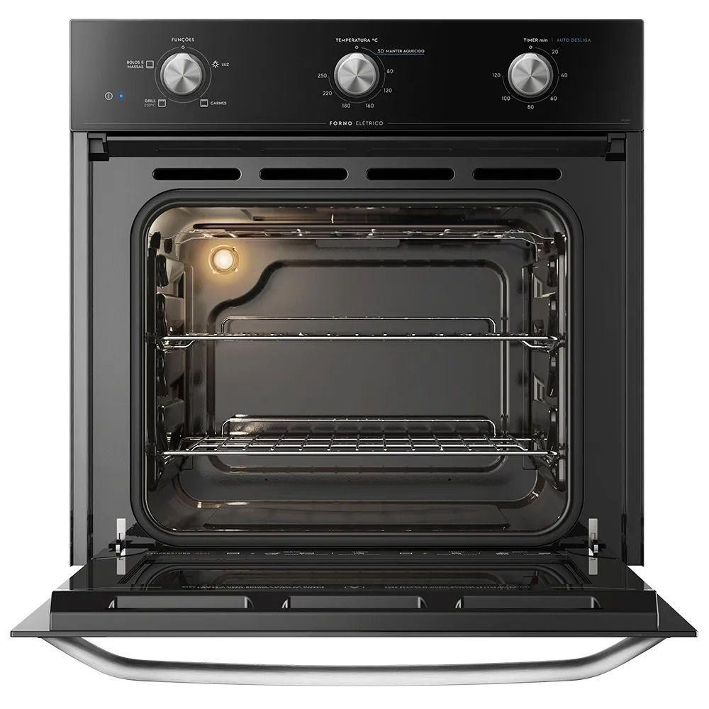 Forno Elétrico de Embutir Electrolux com 59 Litros Preto (OE60M