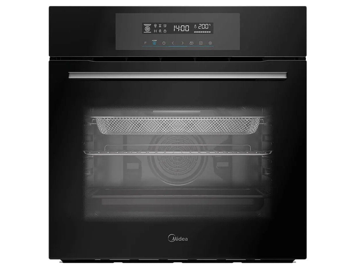 Forno Elétrico de Embutir Midea Multifuncional Grill 80L Preto Touch com Airfryer TST80P2| Preto - 220V