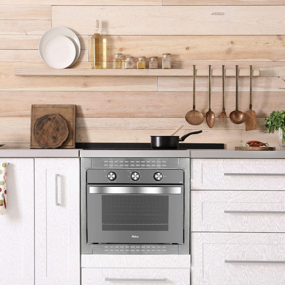 Forno Elétrico de Embutir Philco 46L 110v + Cooktop Itatiaia 5 Bocas