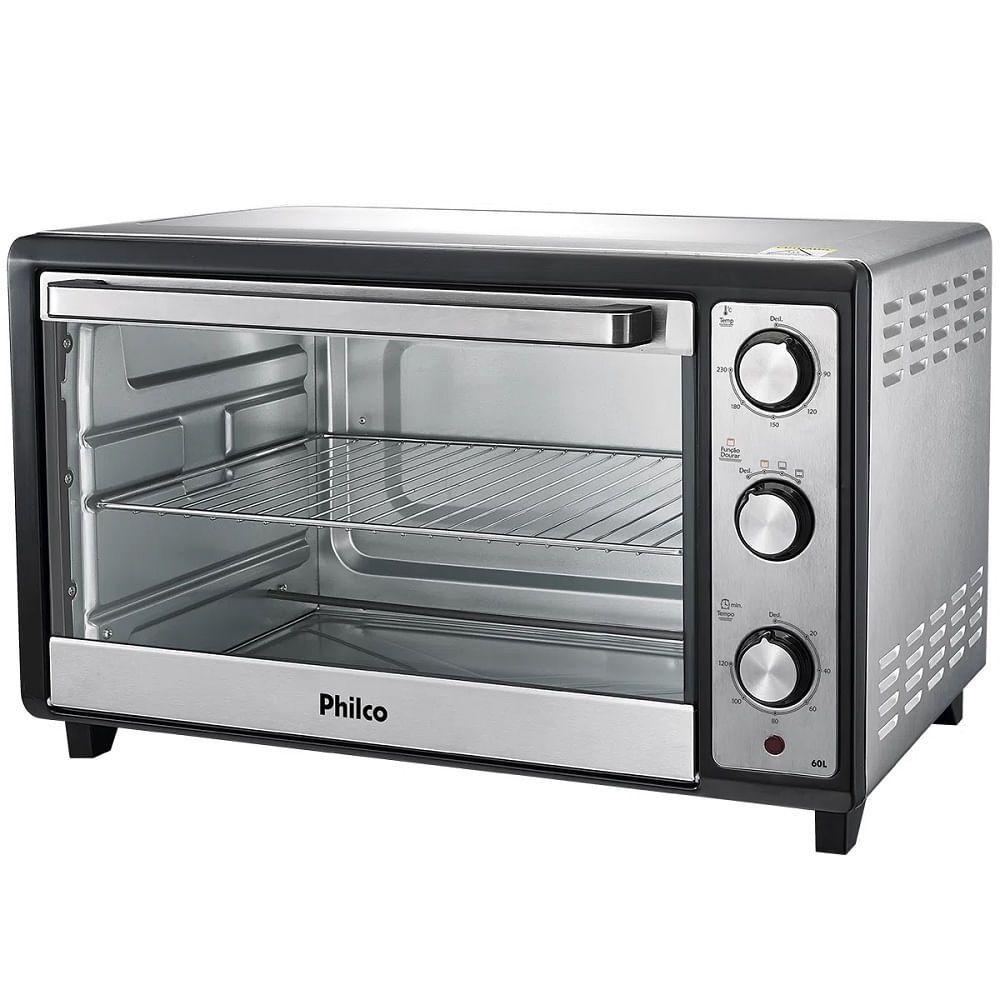 Forno Elétrico Philco 60 Litros Inox PFE60I - 127 Volts - Forno ...