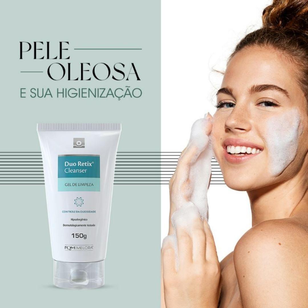 FQM Melora Duo Retix Cleanser Gel de Limpeza Controle da