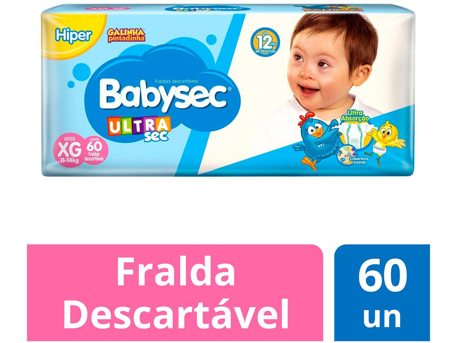 Fralda Babysec Galinha Pintadinha Ultrasec