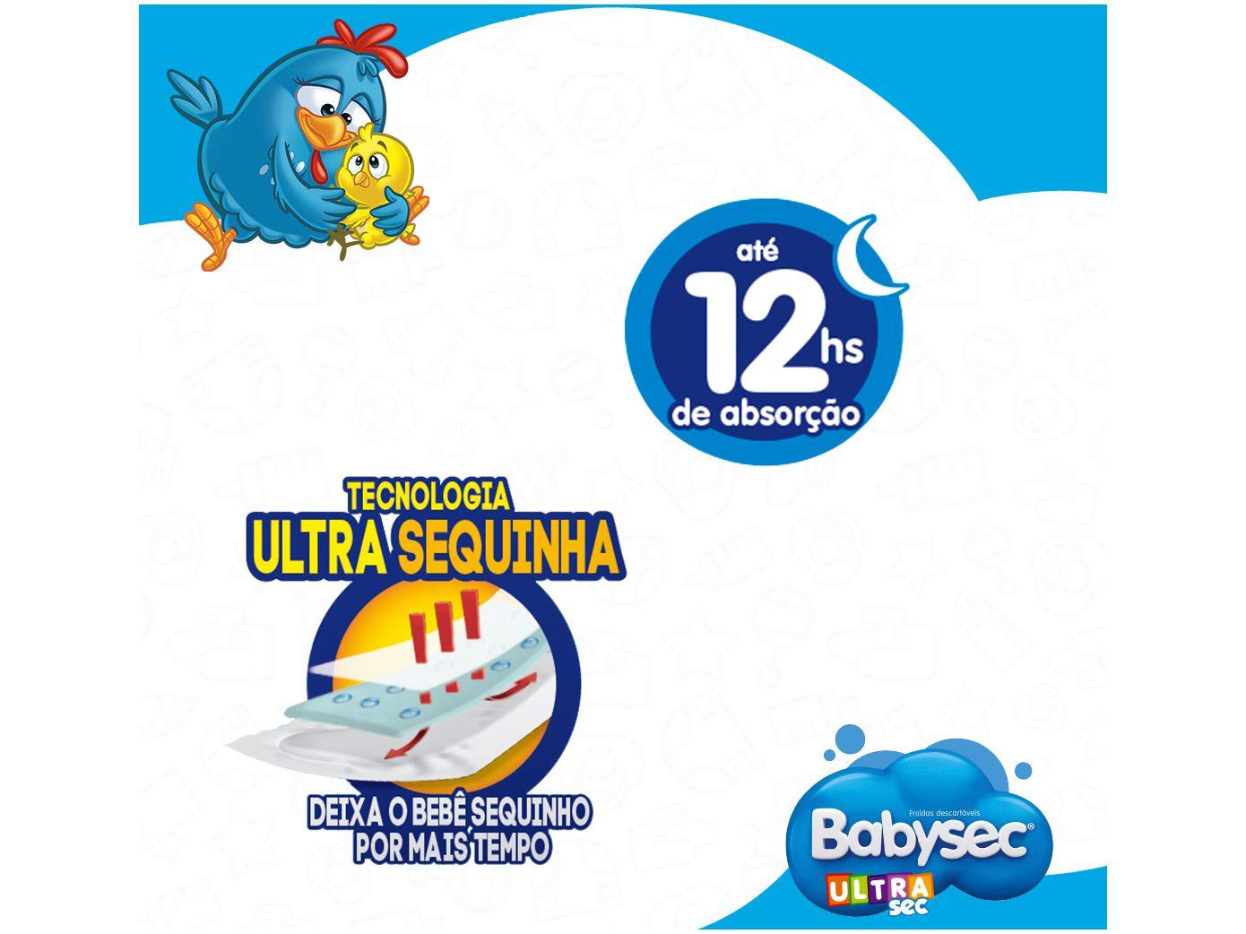 Fralda Babysec Ultrasec Galinha Pintadinha Tam. M