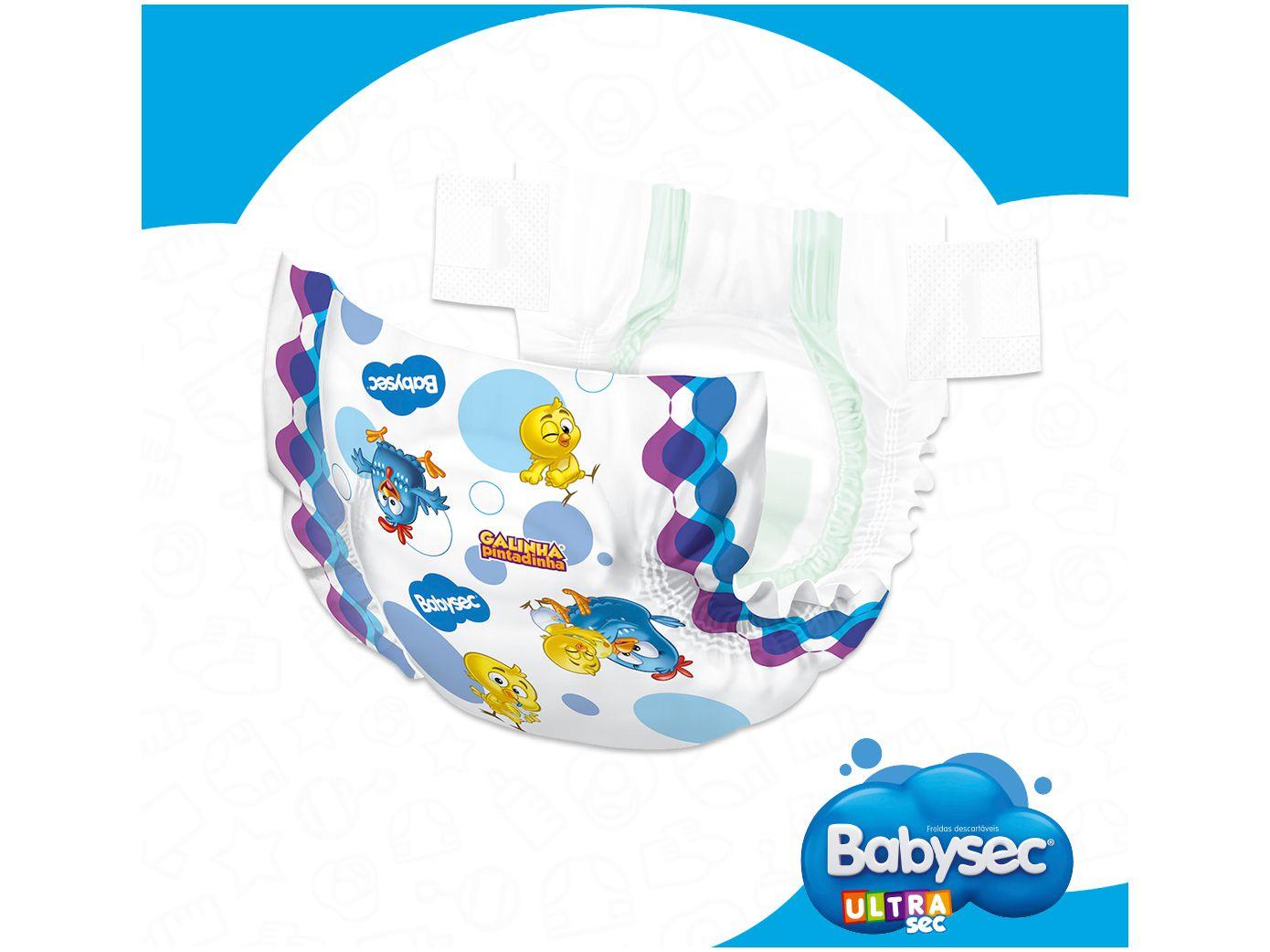 Fralda Babysec Ultrasec Galinha Pintadinha Tam. M