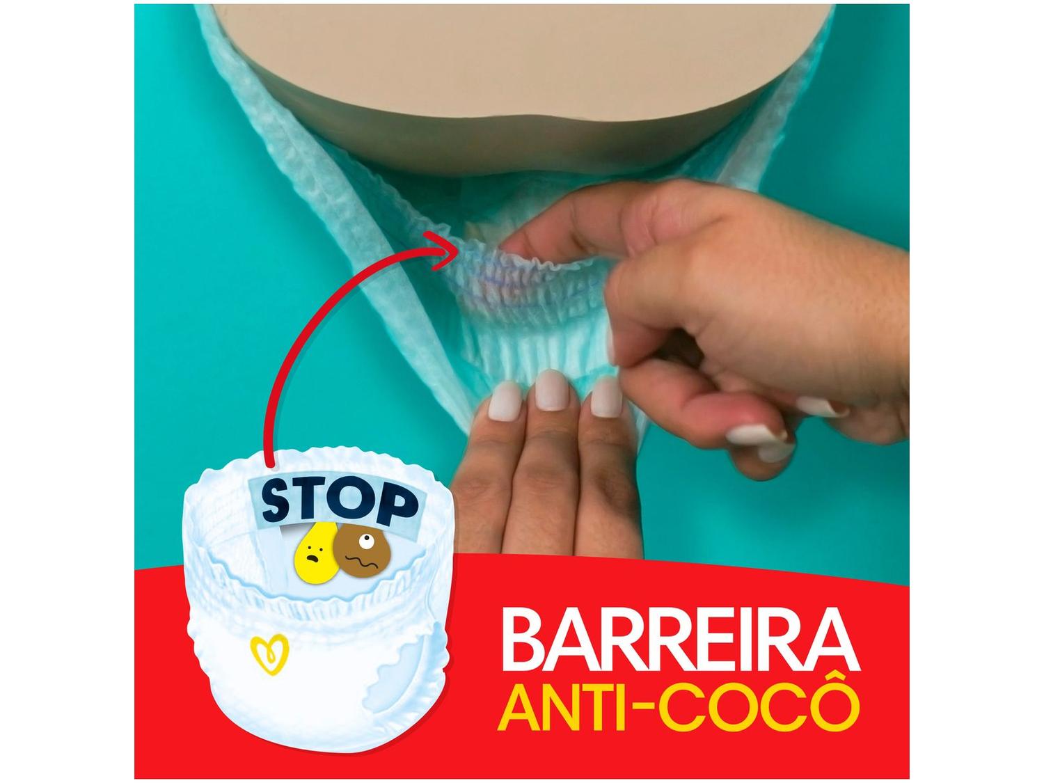 Fralda Calça Pampers Ajuste Total Tam. G 9 a 13Kg 2 Pacotes com 72 Unidades Cada