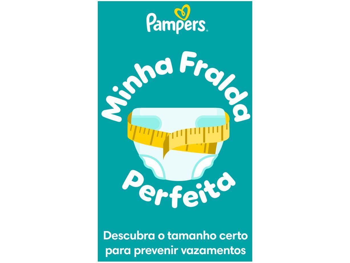 Fralda Calça Pampers Ajuste Total Tam. XG 11 a 15Kg 2 Pacotes com 66 Unidades Cada