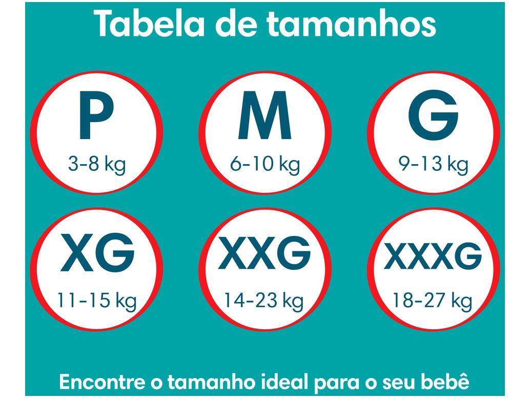 Fralda Calça Pampers Ajuste Total Tam. XG 11 a 15Kg 2 Pacotes com 66 Unidades Cada