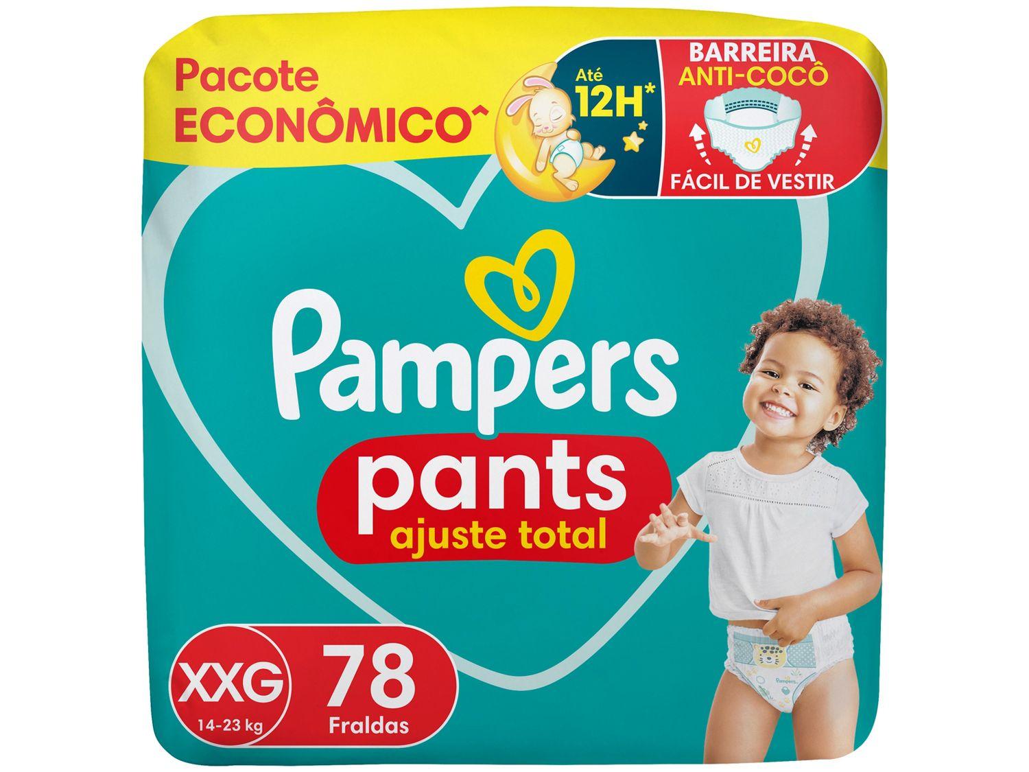 Fralda Calça Pampers Pants Ajuste Total