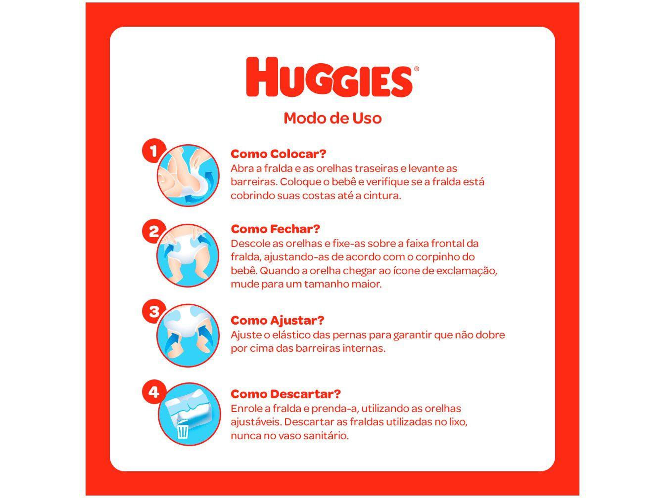 Fralda Huggies Tripla Proteção Tam. G