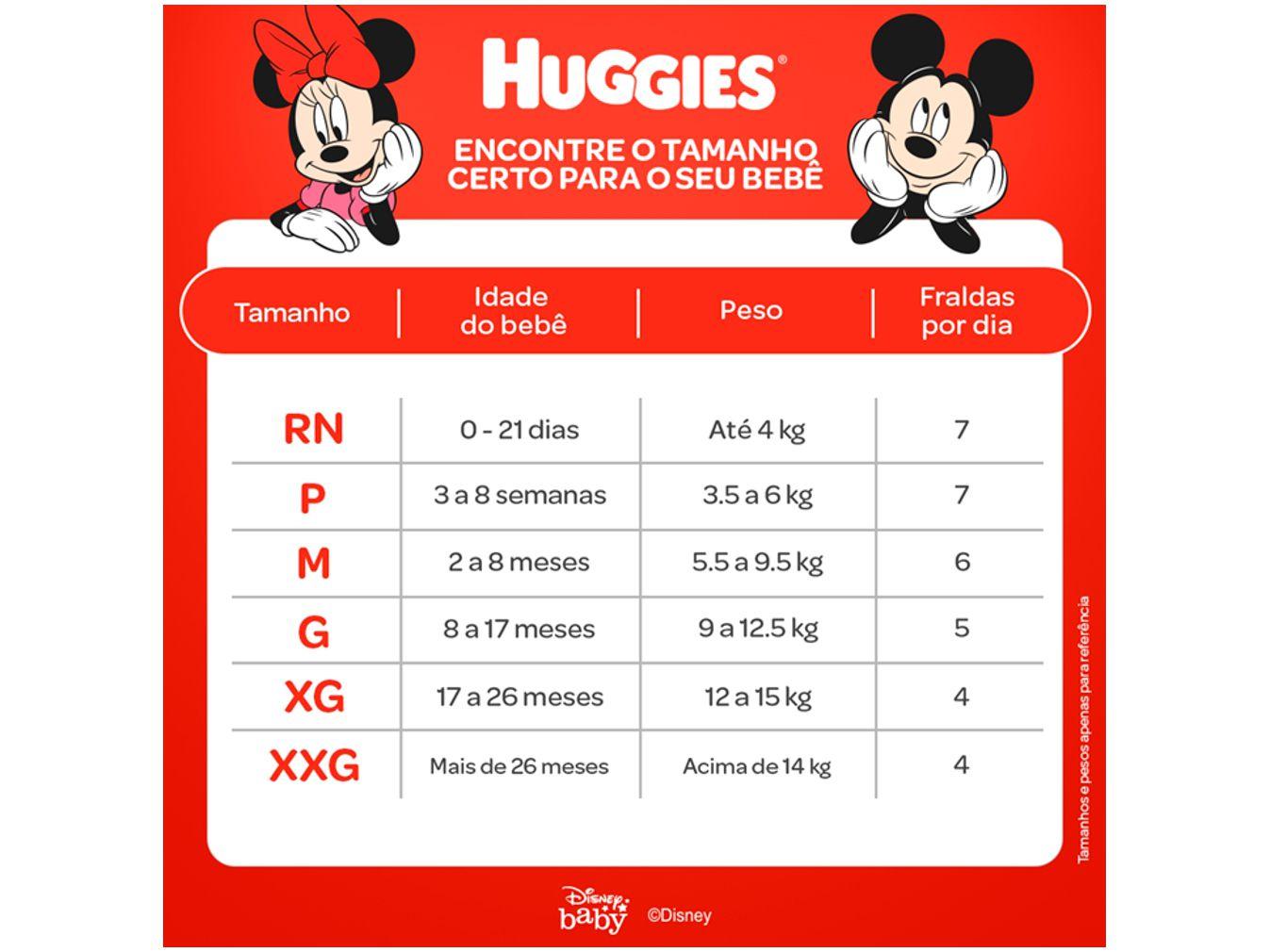 Fralda Huggies Tripla Proteção Tam. G