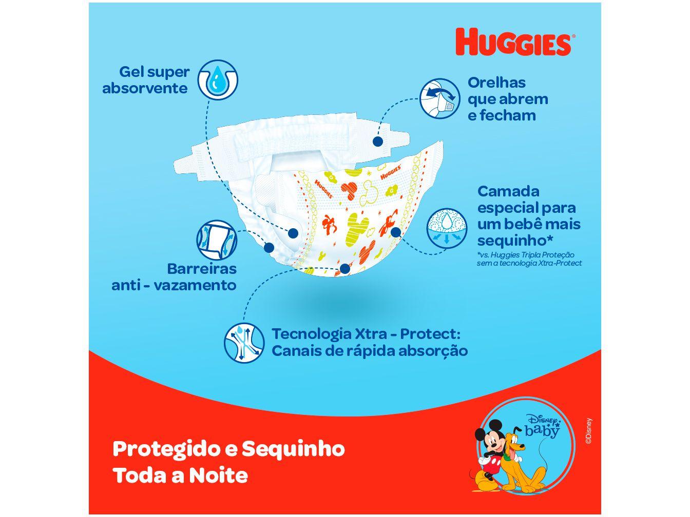 Fralda Huggies Tripla Proteção Tam. G