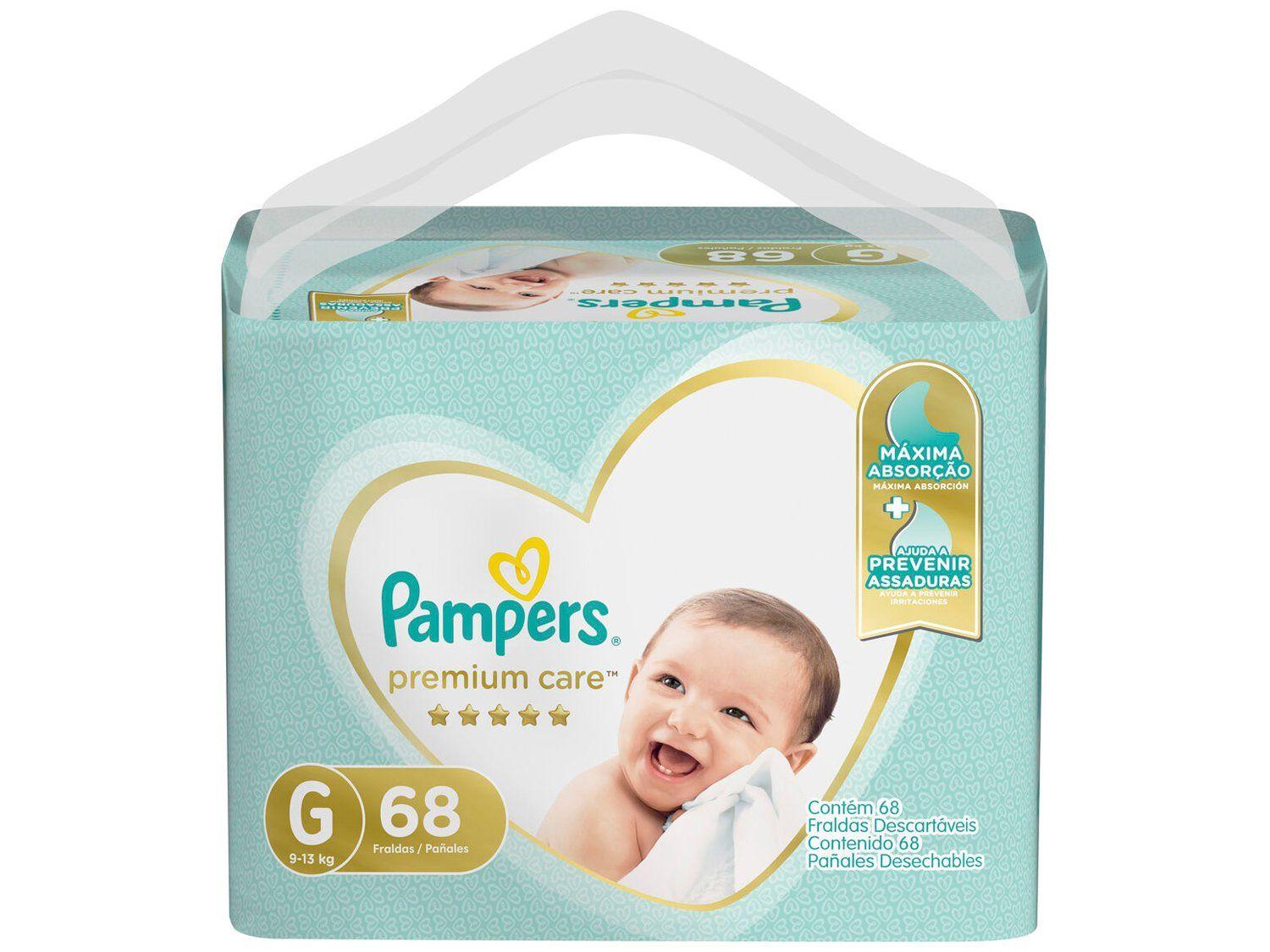 Fralda Pampers Premium Care G