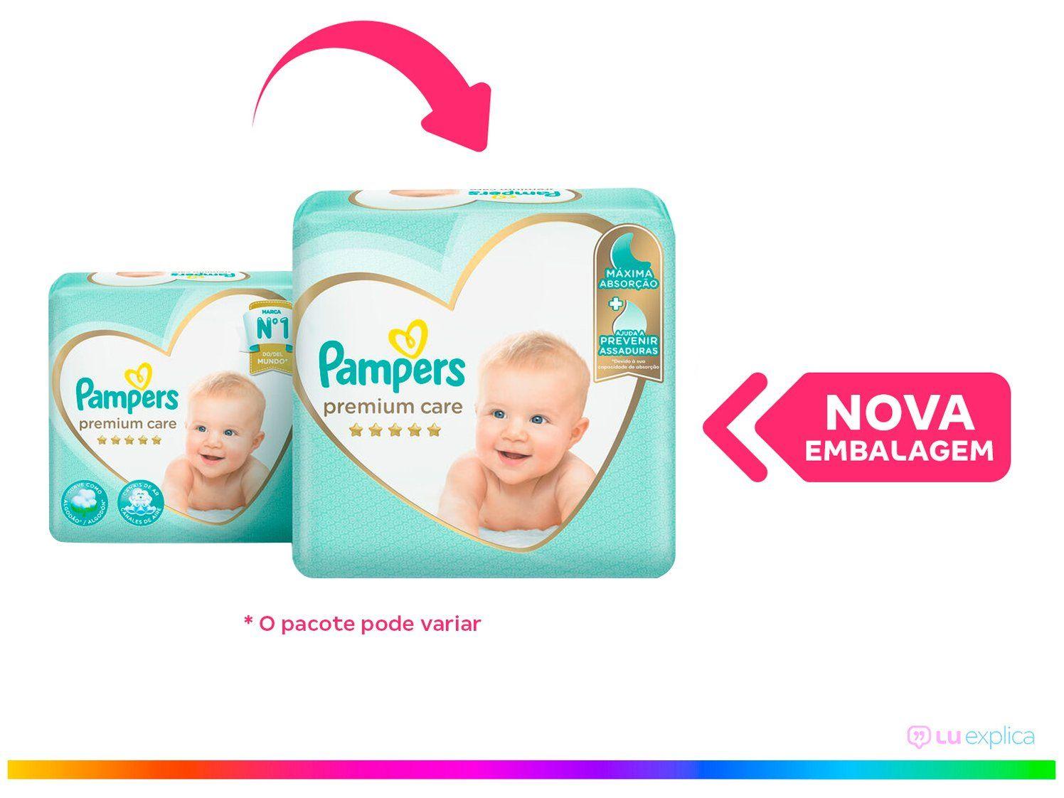 Fralda Pampers Premium Care G