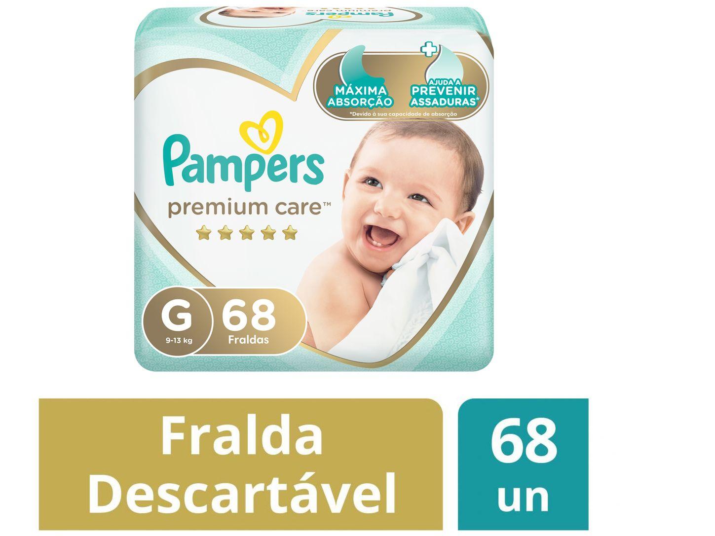 Fralda Pampers Premium Care G