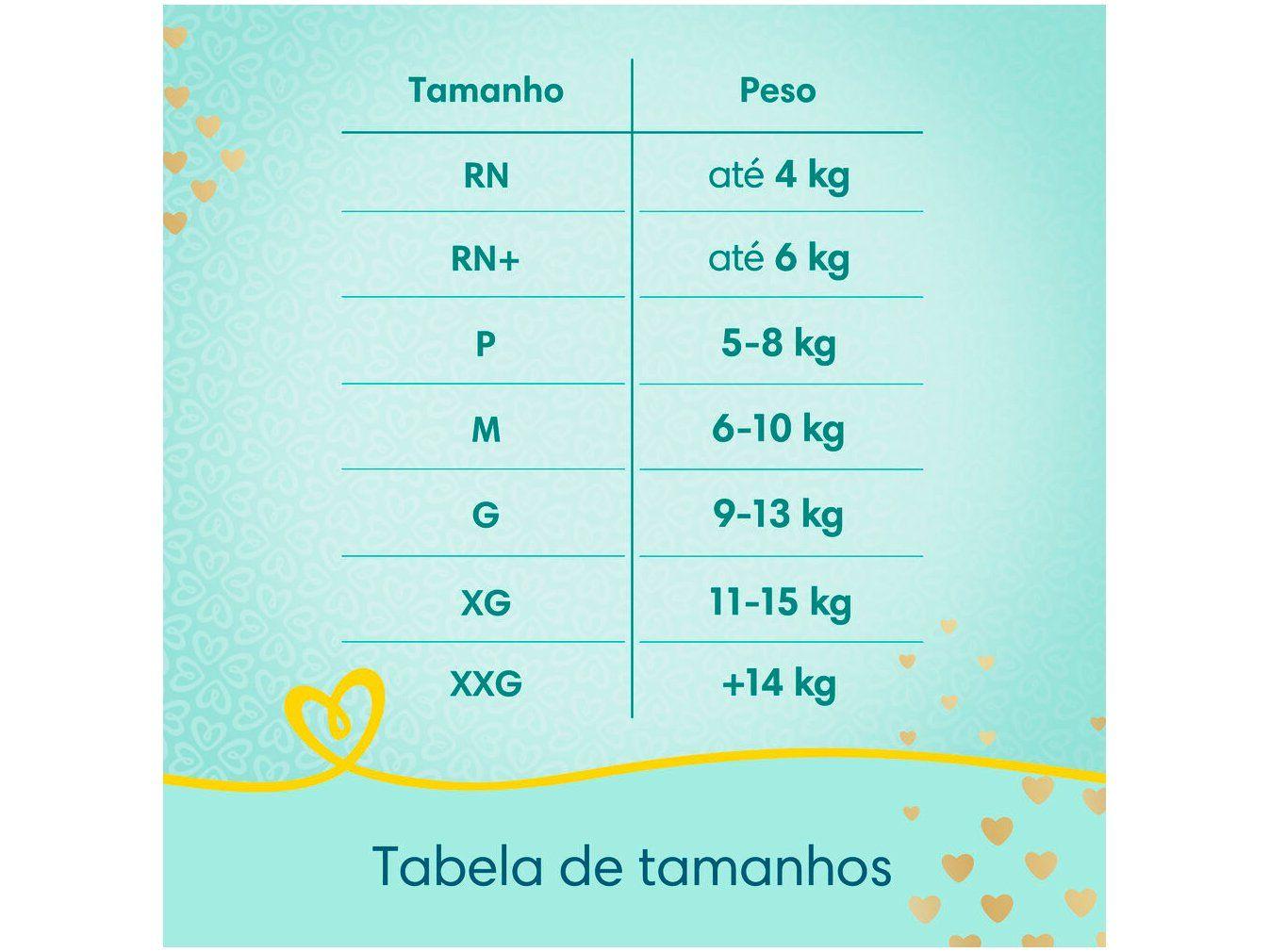 Fralda Pampers Premium Care G