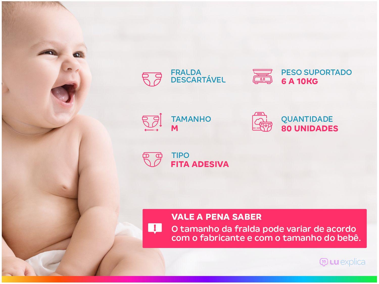 Fralda Pampers Premium Care M