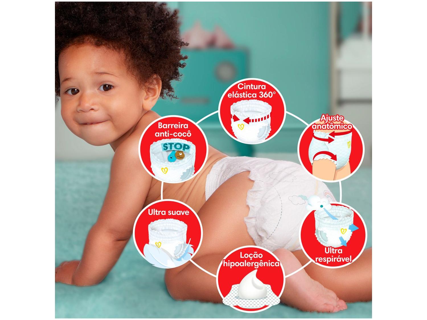 Fralda Pampers Premium Care Pants Calça Tam. G