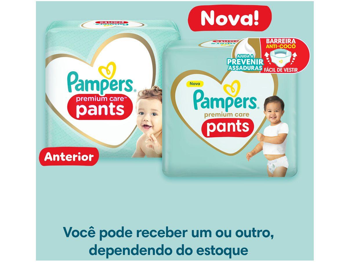Fralda Pampers Premium Care Pants Calça Tam. XG