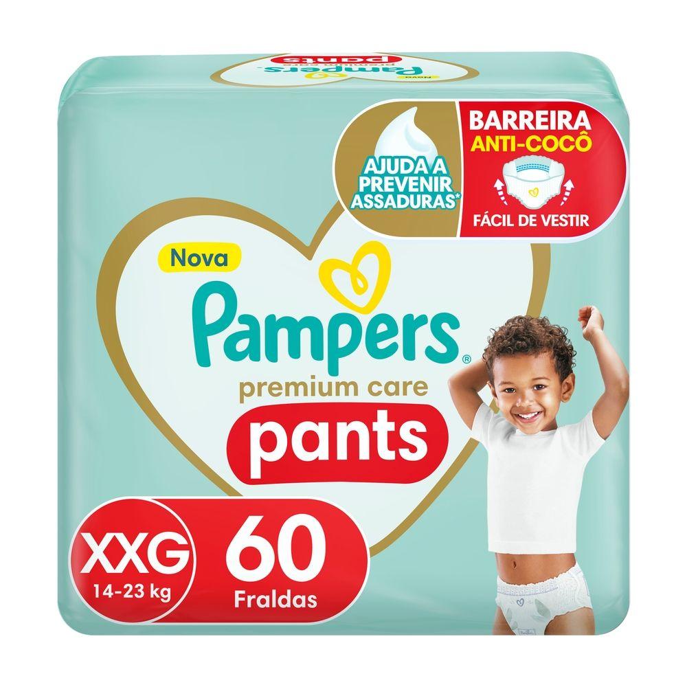Fralda Pampers Premium Care Pants Calça Tam. XXG