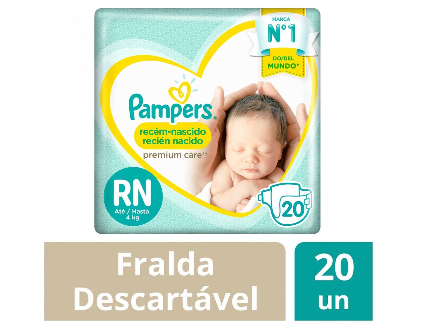 Fralda Pampers Premium Care RN